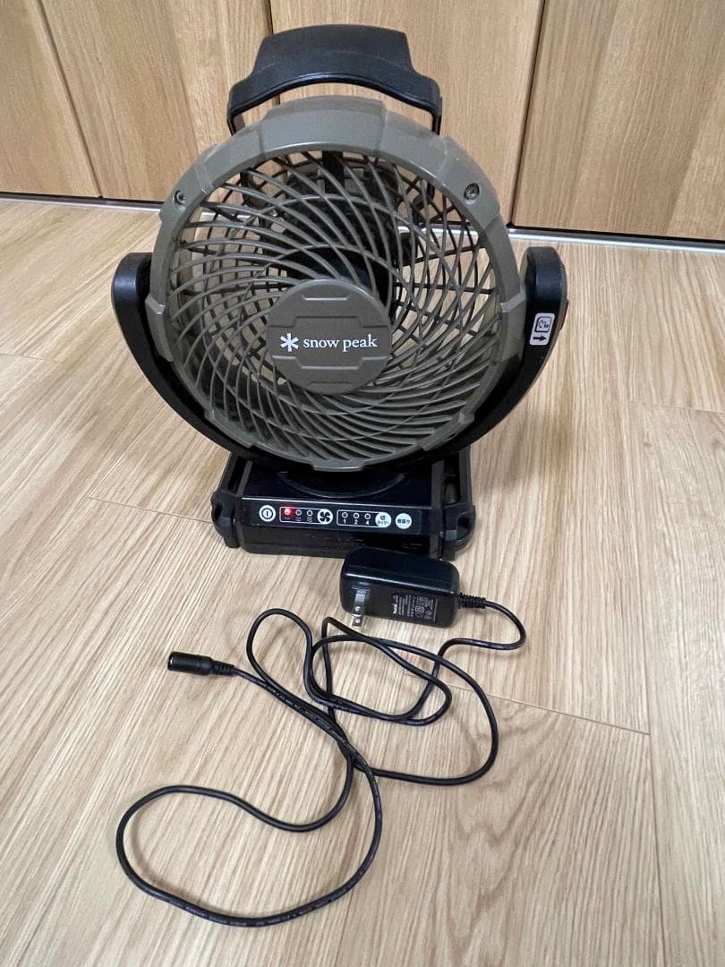 【美品】【バッテリー付】スノーピークフィールドファンMKT-102 扇風機マキタ