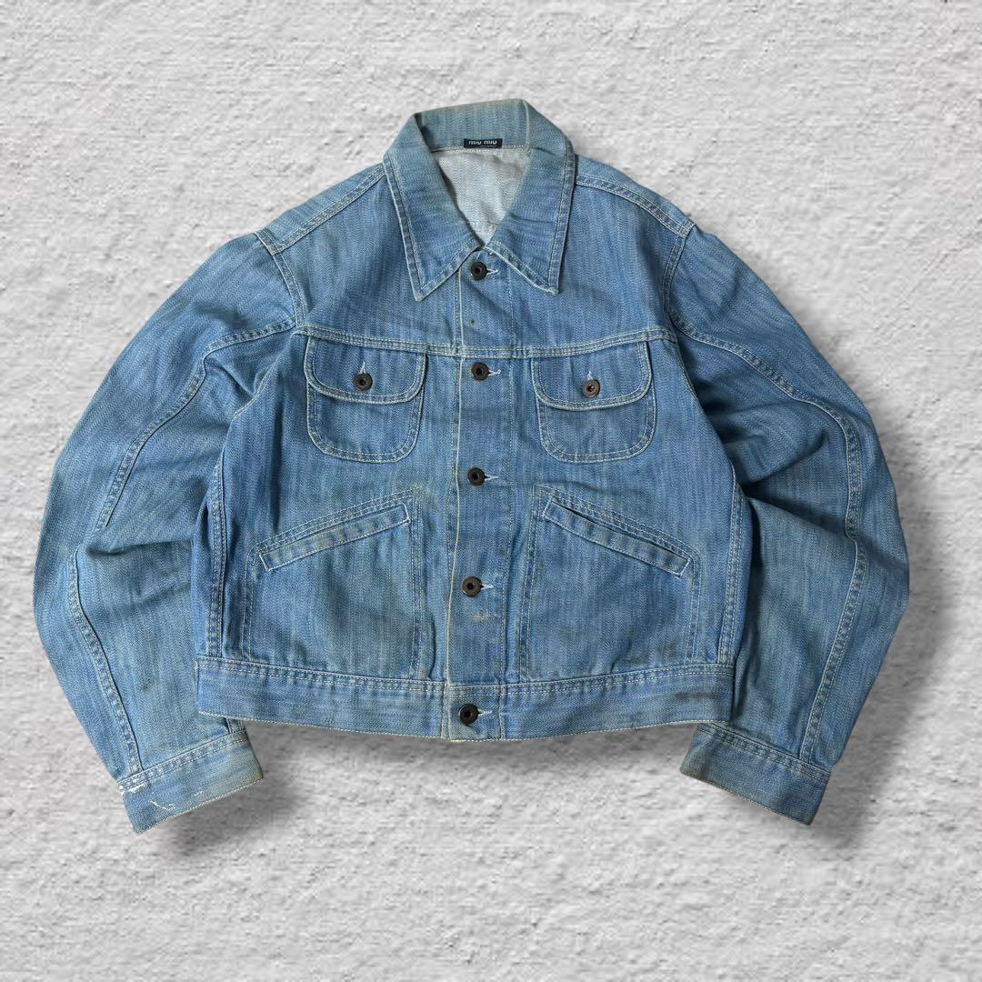 キホ miumiu ミュウミュウ アーカイブ デニムジャケット古着