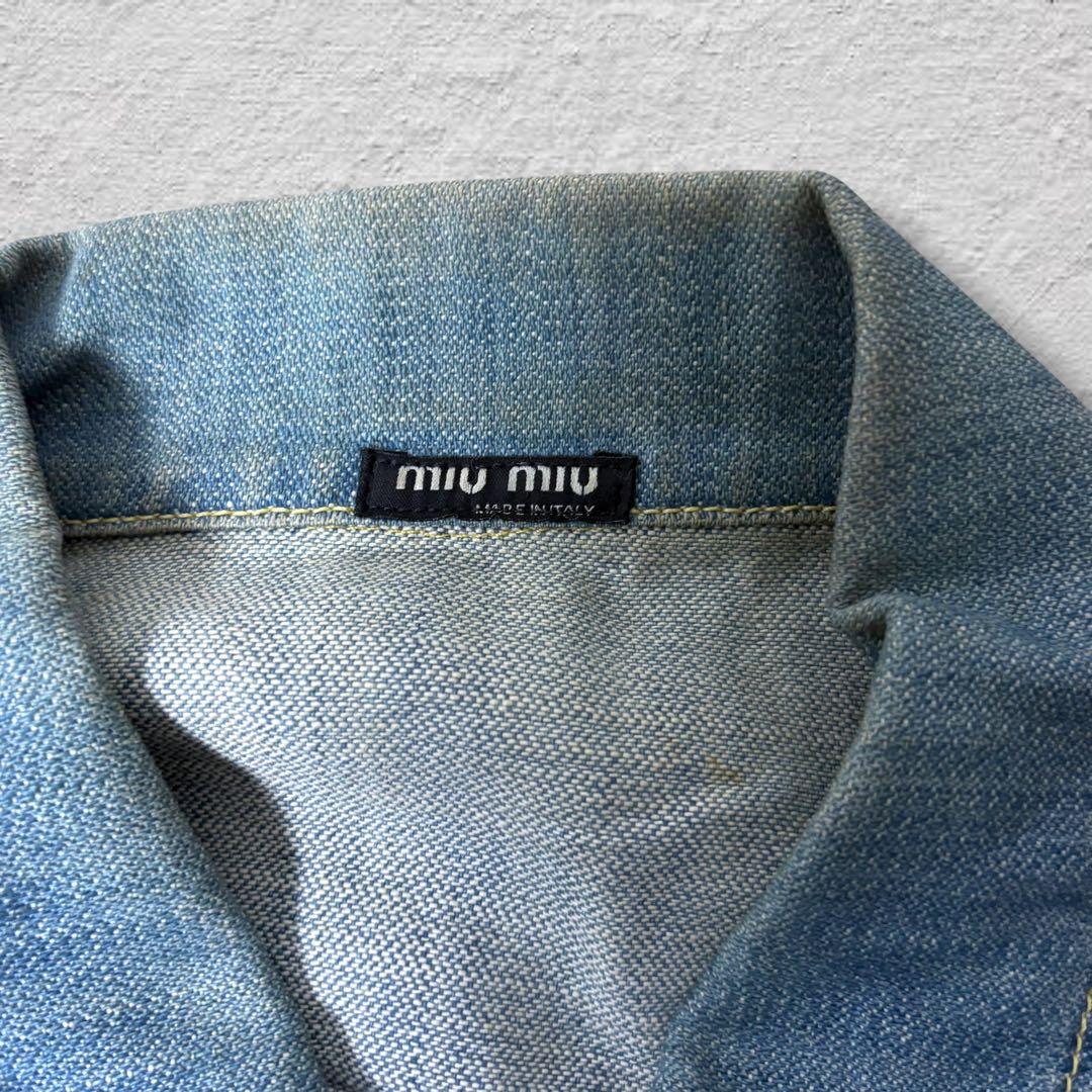 キホ miumiu ミュウミュウ アーカイブ デニムジャケット古着