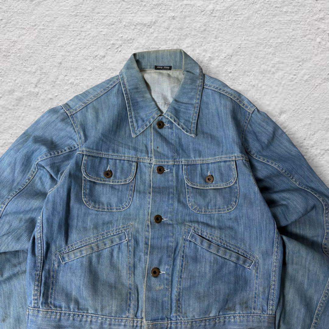 キホ miumiu ミュウミュウ アーカイブ デニムジャケット古着
