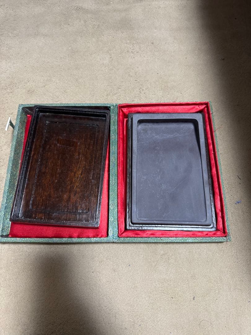 木製 硯箱 ケース付き