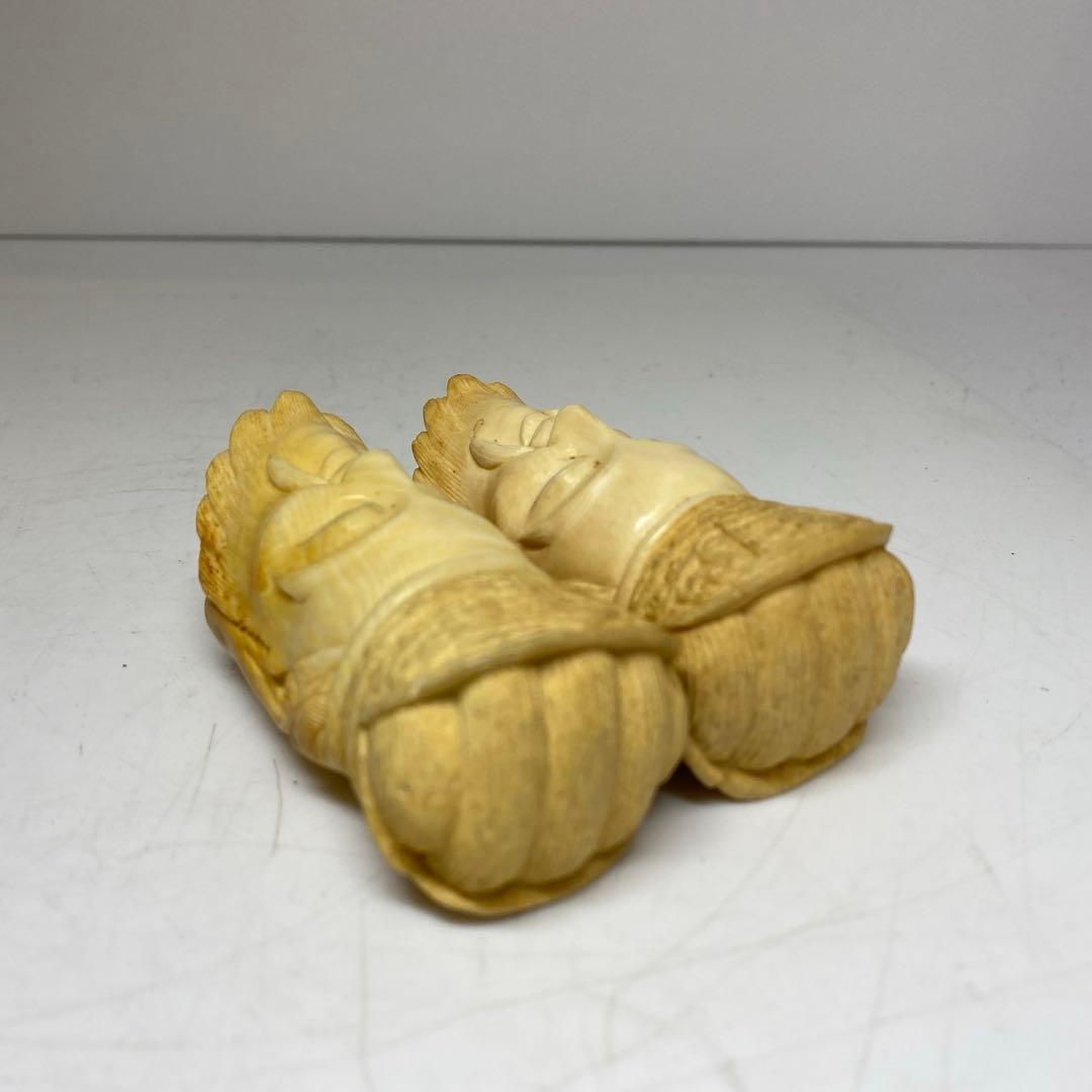 極上　仏頭2点　188g 約8.4㎝　東さ8-0120☆2F