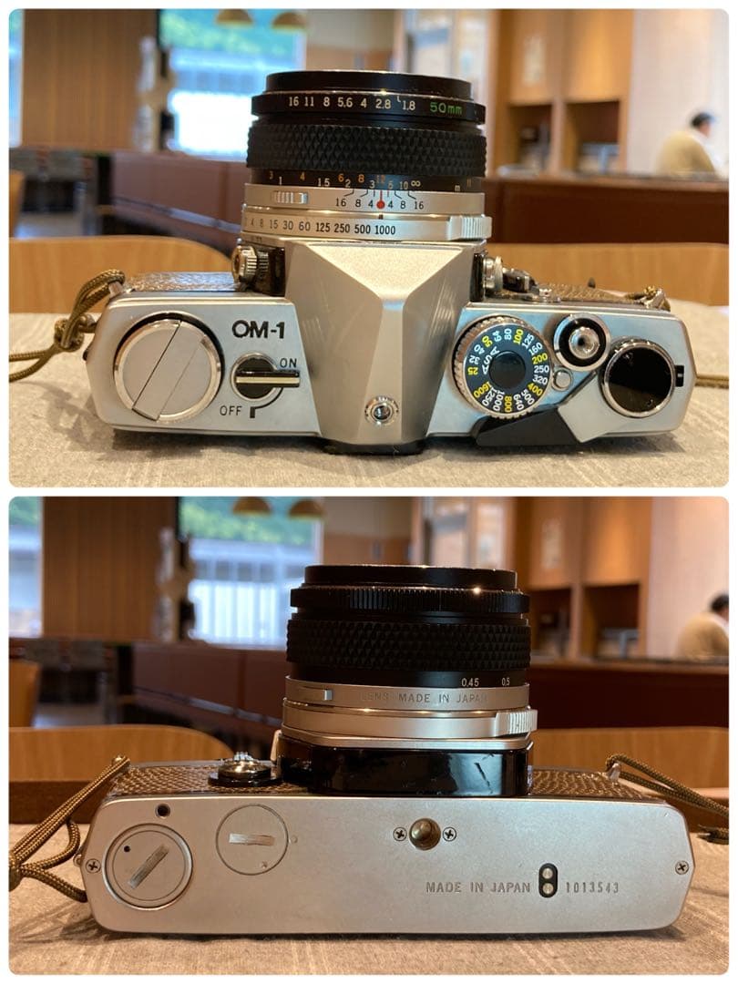 ★完動品＊美品＊初期保証★OM-1 &レンズf1.8★リザード本革外装★作例多数