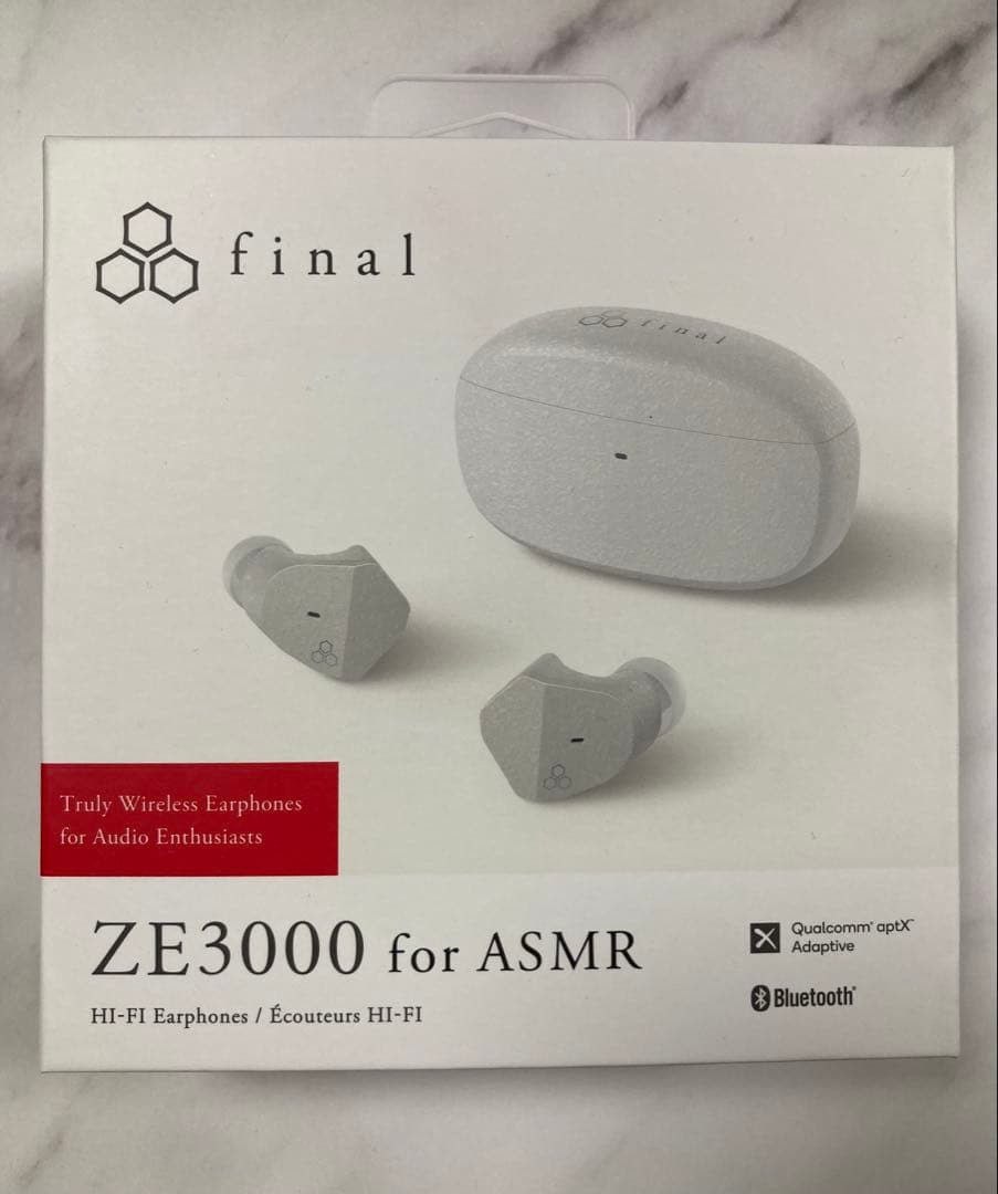 美品　final ZE3000 for ASMR　完全ワイヤレスイヤホン