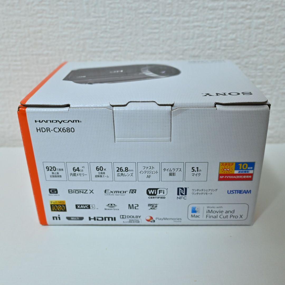 ソニー HDR-CX680 デジタルHDビデオカメラレコーダー ホワイト