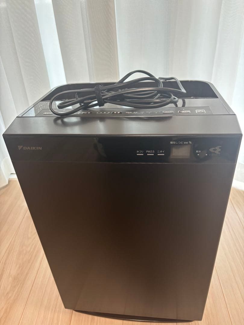 【2020年製】DAIKIN 加湿機能付きストリーマ空気清浄機　ブラック