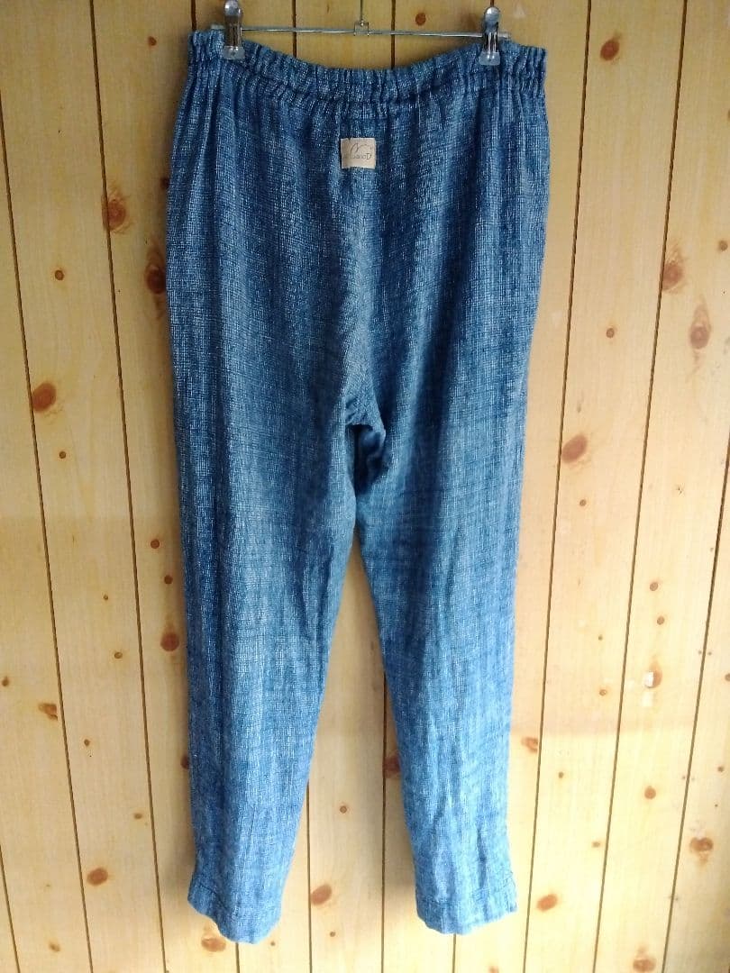 うさとの服　パンツ　usaato　藍染　草木染　ズボン　フルレングス　うさと
