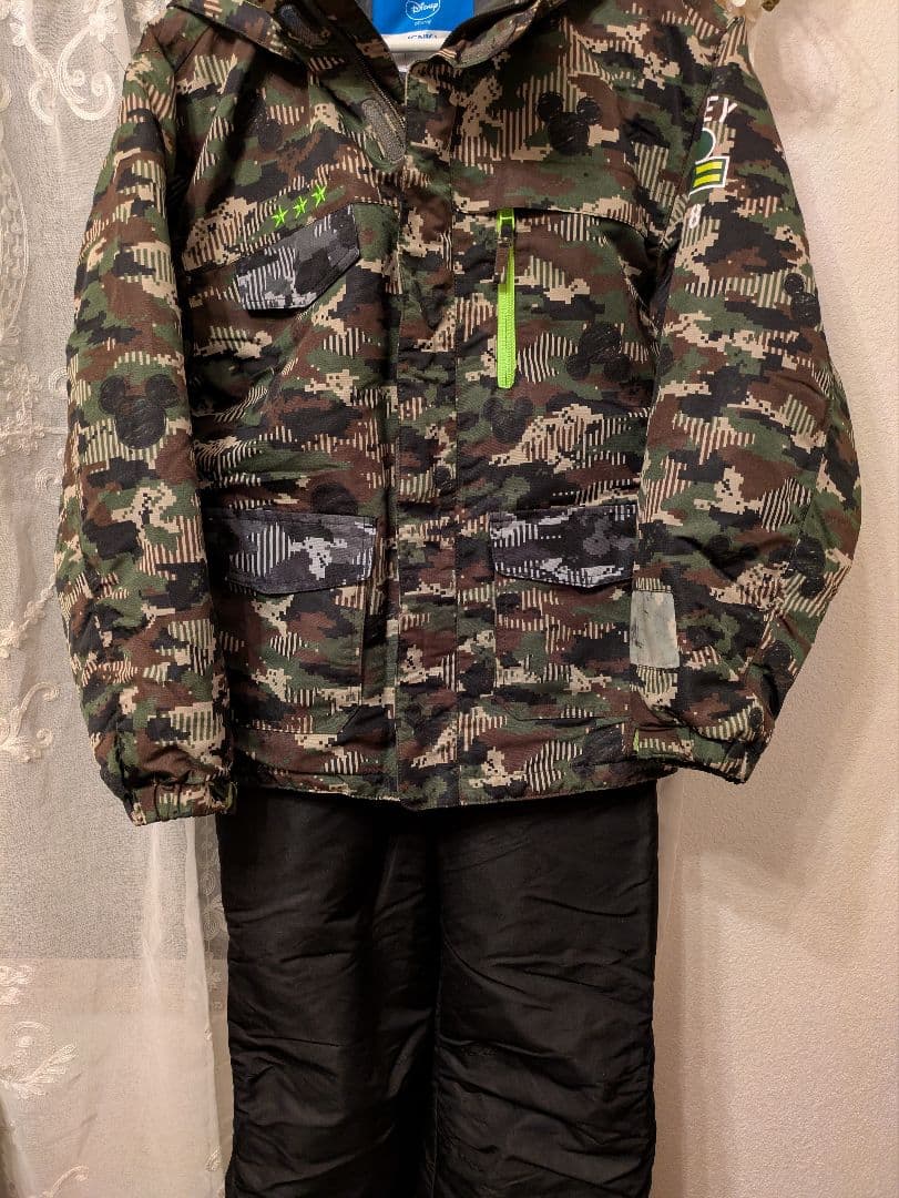 MENSスキーウェアーMickey＆迷彩柄