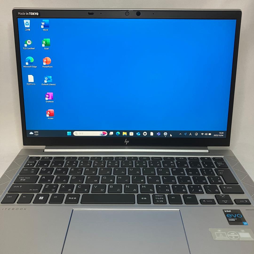 美品 ELITE BOOK 830 G8 第11世代 i7 16GB 512GB
