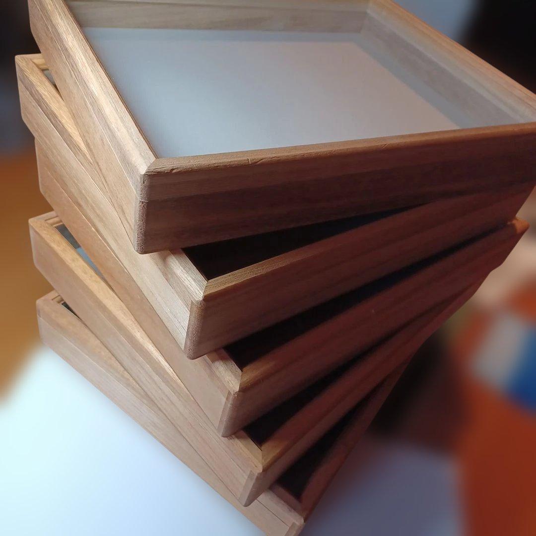 標本箱　印籠式桐箱　5個セット①