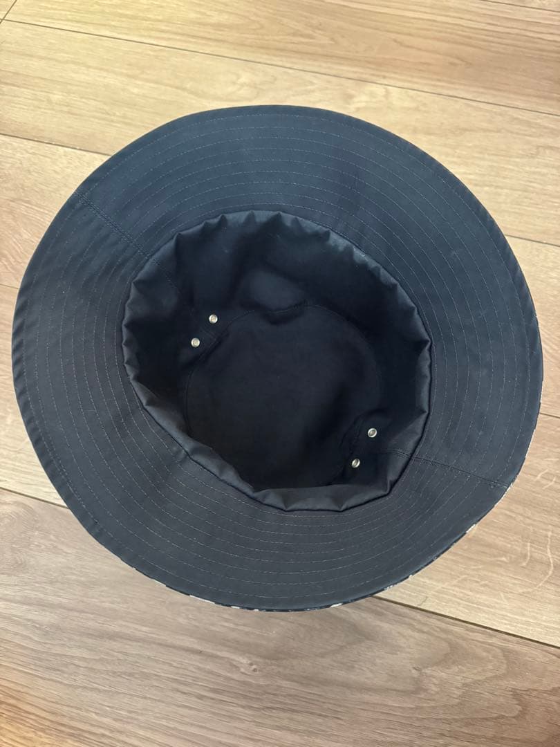 か*丼様 DIOR バケットハット テディ―D トロッター リバーシブル ネイビ