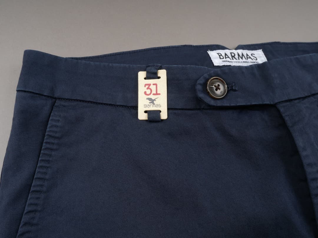 BARMAS◆Made in Italy◆31◆スリム ガーメントダイ パンツ
