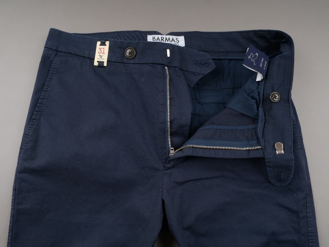 BARMAS◆Made in Italy◆31◆スリム ガーメントダイ パンツ