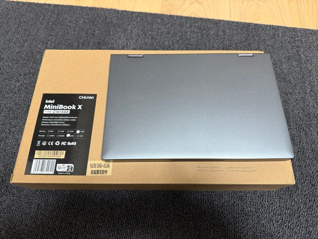 CHUWI MiniBook X N150 16GB 512GB ノートPC