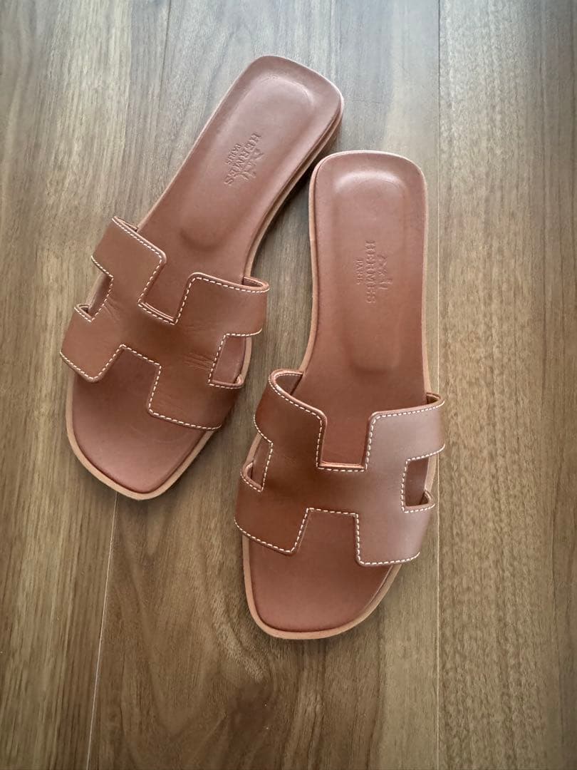 HERMES エルメス オラン ゴールド 35