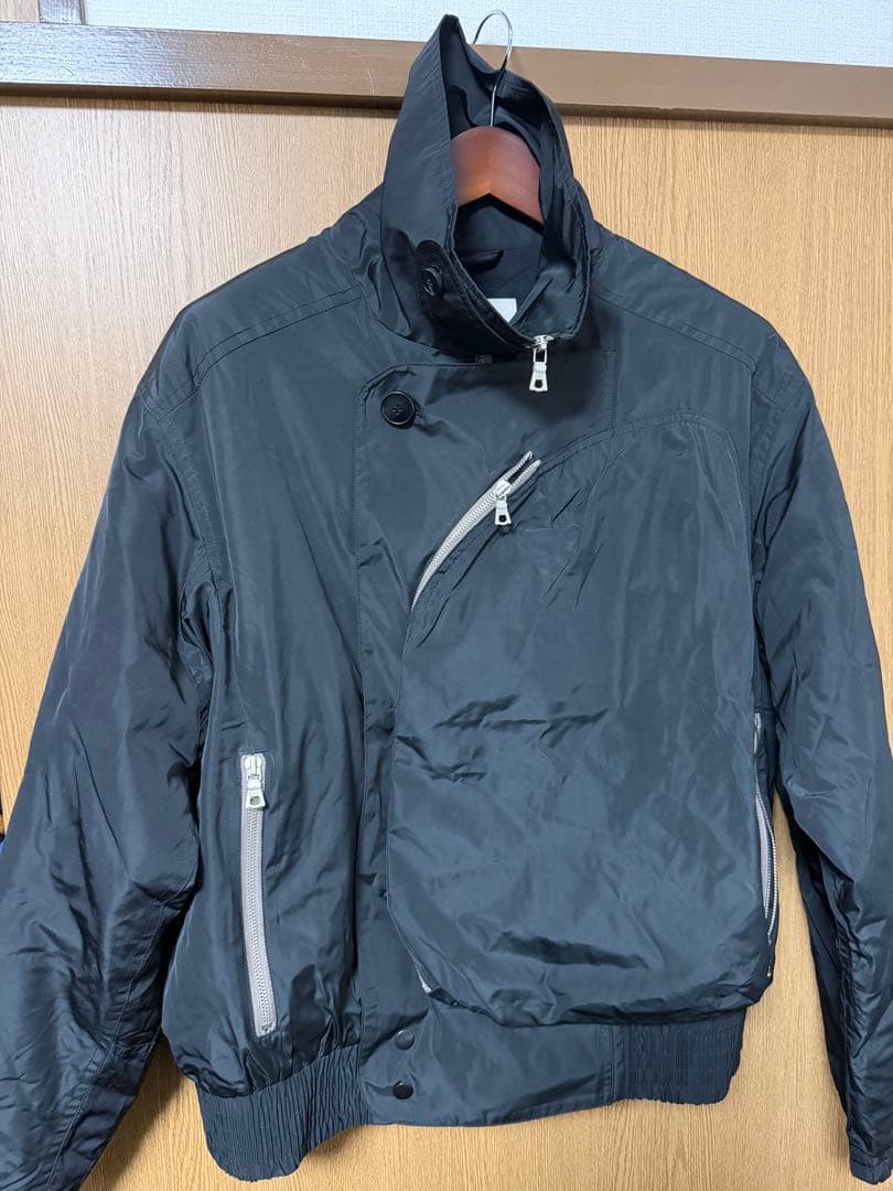 DRIES VAN NOTENナイロンジャケット ブラック