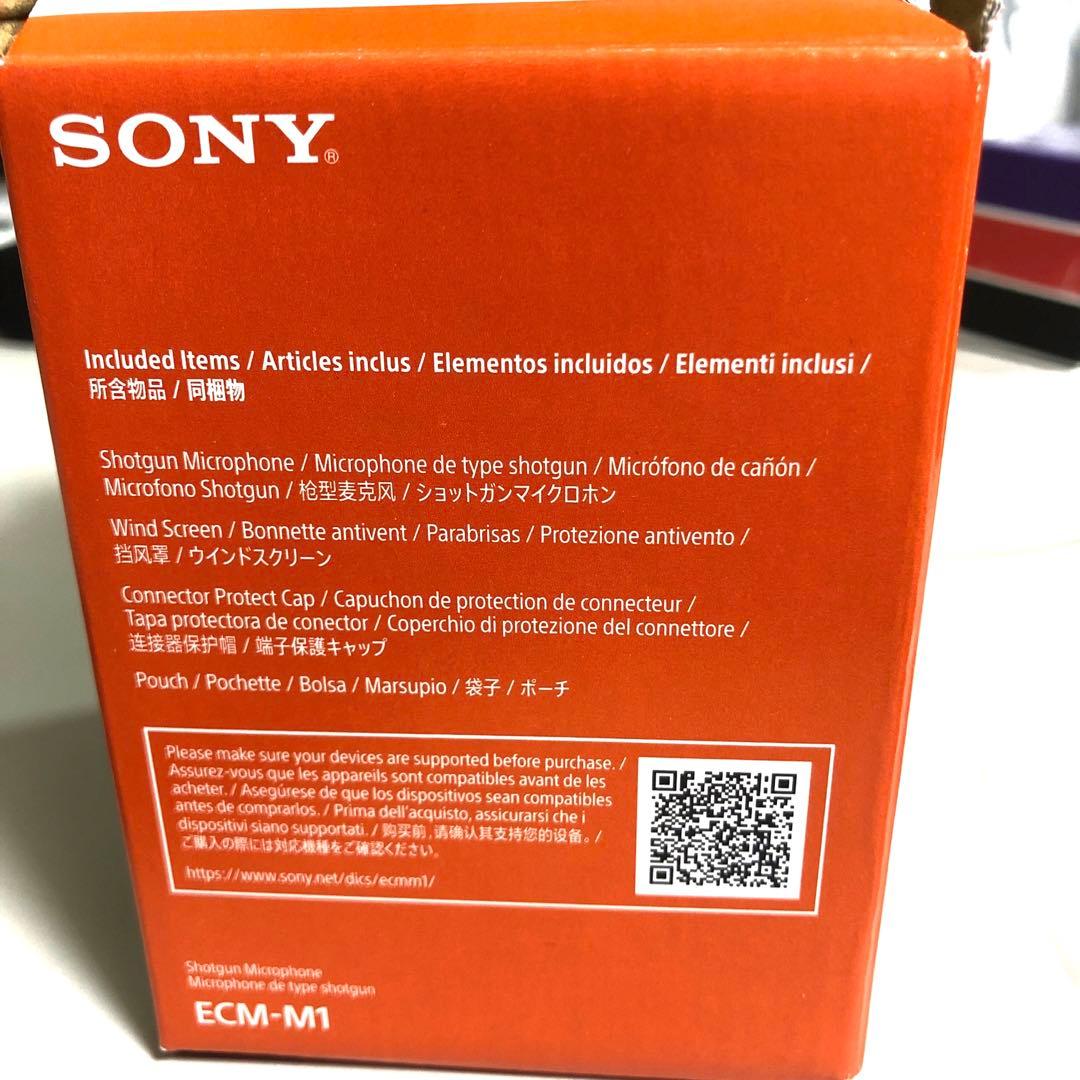 SONY マイク ショットガンマイクロホン ウインドスクリーン付属 ECM-M1