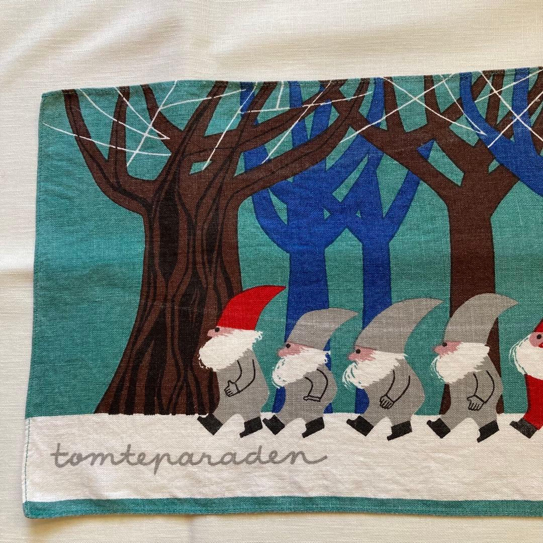 【美品】Jerry Roupe トムテの行進 北欧ビンテージ タペストリー