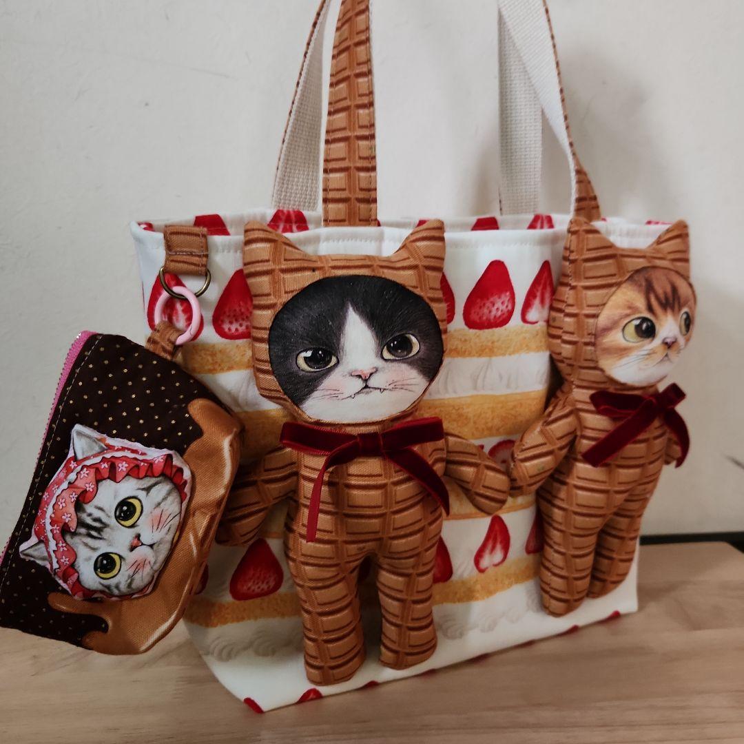 さ*ー様 コヤンイサムチョン　にゃんにゃんトート　ハンドメイド