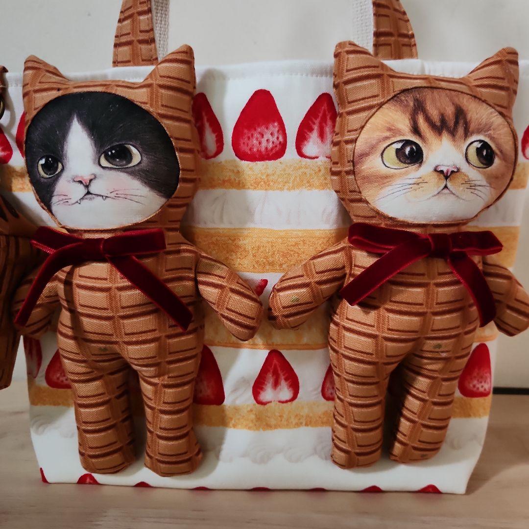 さ*ー様 コヤンイサムチョン　にゃんにゃんトート　ハンドメイド