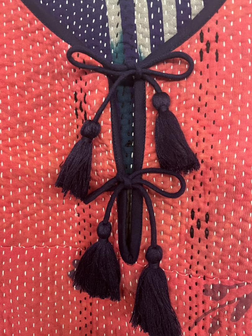 (訳あり)niokiニウーキワンピースpink×black※小さな傷あり