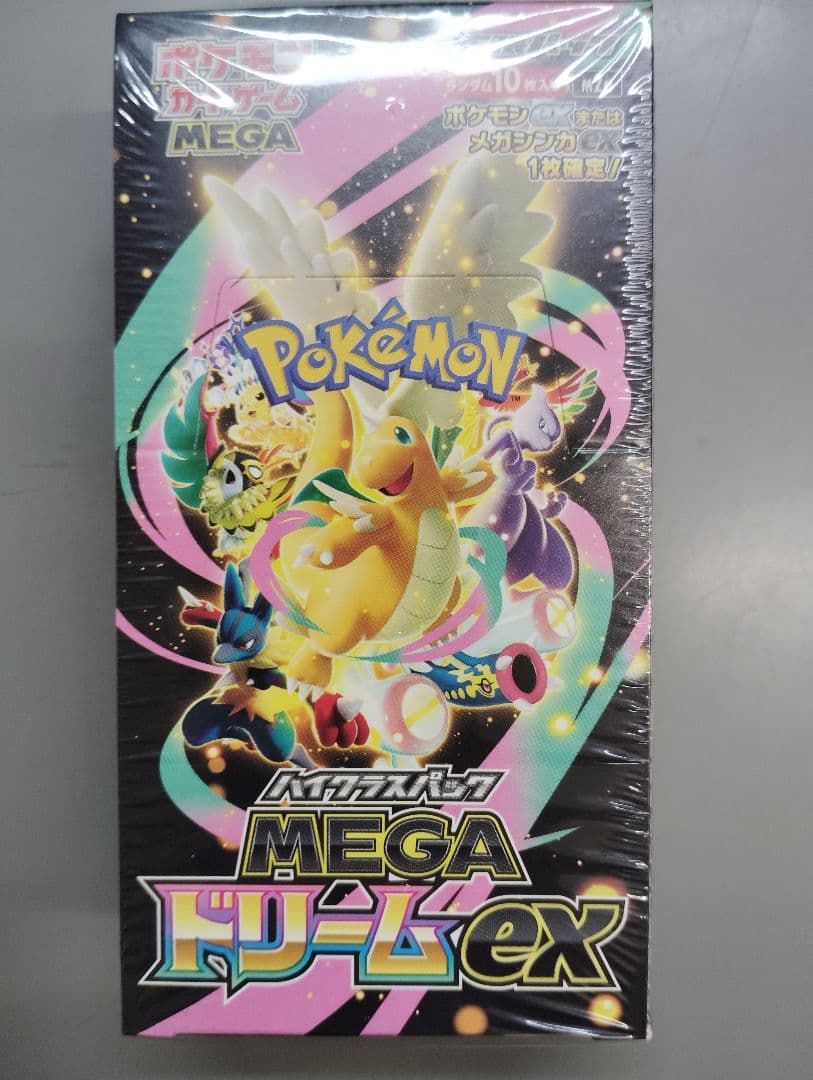 シュリンク付き ポケモンカードゲーム MEGA ドリームex 1box