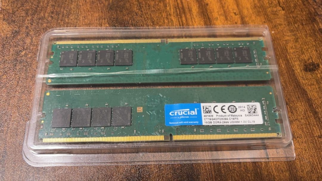 一*瀬様 デスクトップPC用メモリ