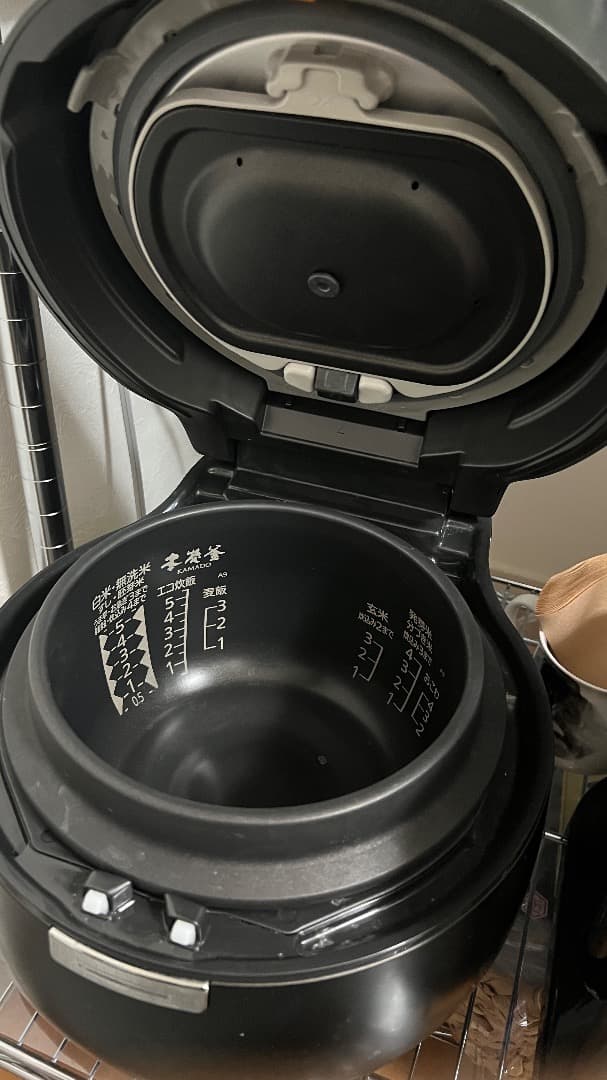 【大阪:引き取り限定】三菱　炊飯器　KAMADO NJ-AWA10　ブラック
