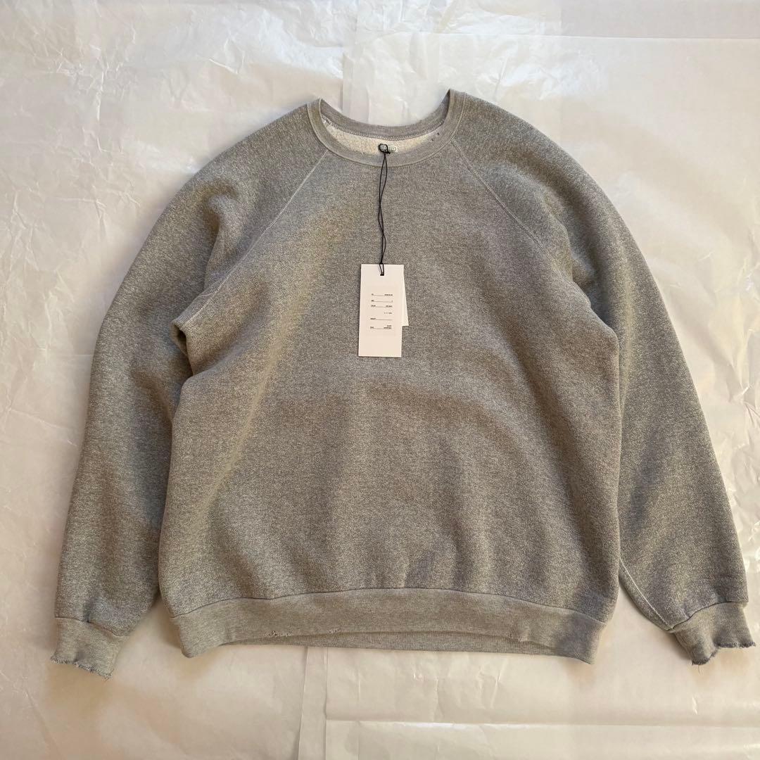 トップス A.PRESSE 24AW Vintage Sweatshirt 3 GRAY