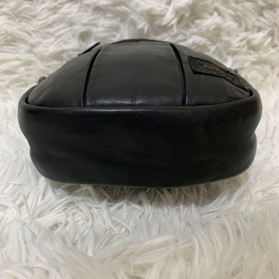 希少✨ポーター アルーフ ショルダーバッグ レザー ブラック クロスボディ