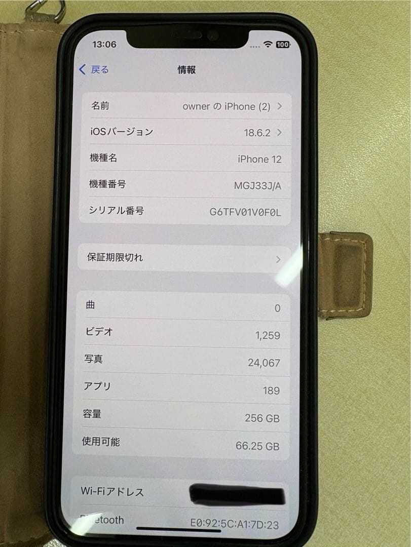 Apple iPhone 12 ブルー