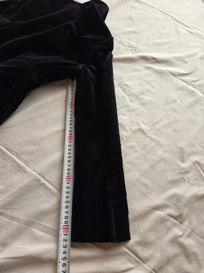 GUCCI 黒 ベルベット テーラードジャケット