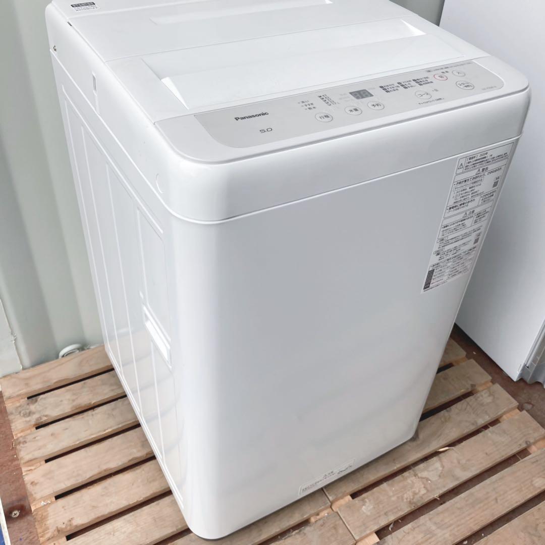 取付無料！高性能パナソニックおしゃれホワイトインテリア洗濯機