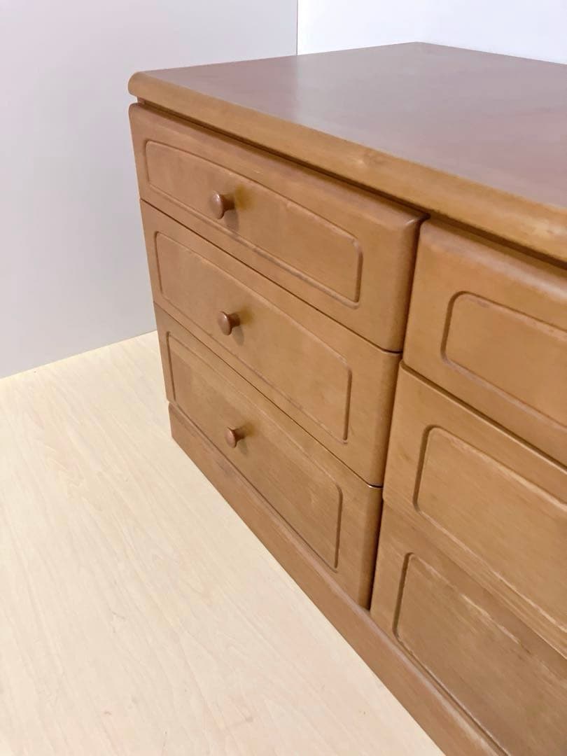 karimoku カリモク　チェスト　木製　天然木　サイドチェスト　箪笥　6引出