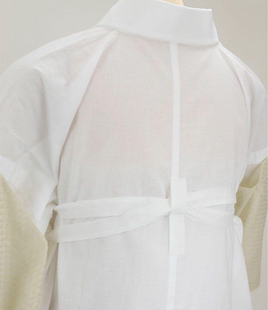 【替袖付き】衿秀 き楽っく長襦袢【涼】 夏　絽替衿 Mサイズ/絽替袖　セット