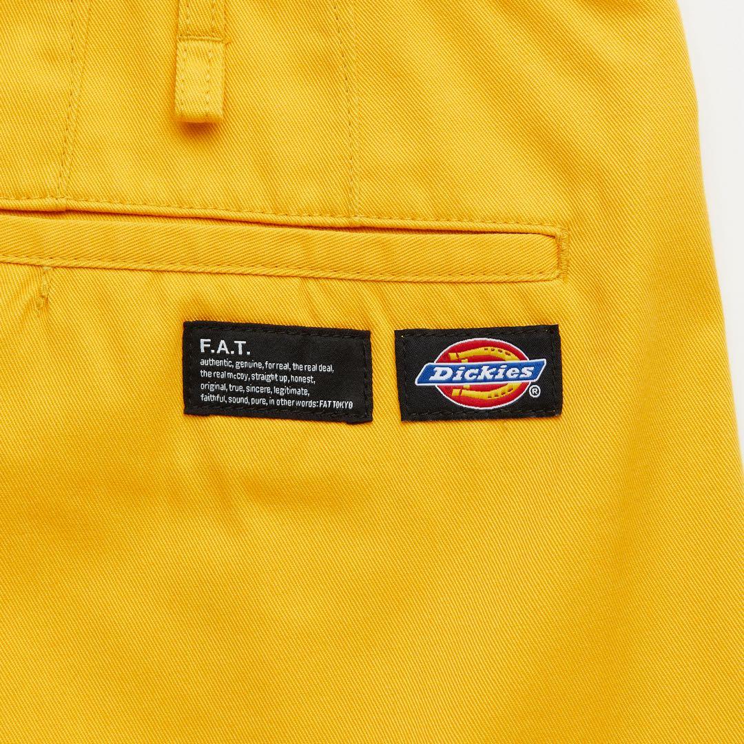 【新品未使用】FATエフエーティー✖️Dickies コラボイエロー