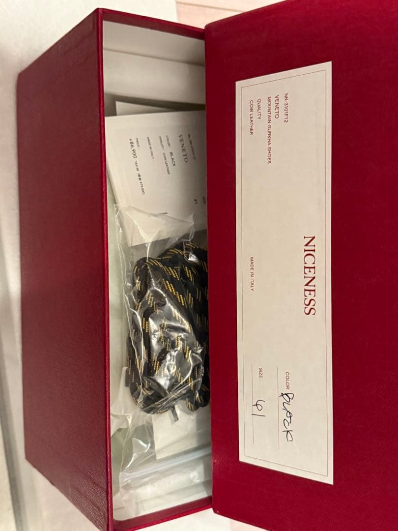 NICENESS VENETO 黒　41