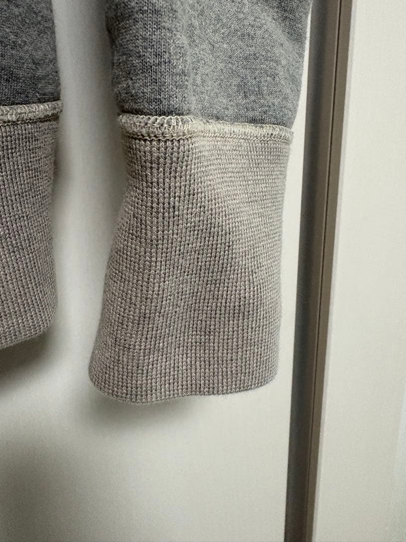 デラックスウエア　ハーフジップスウェット　サイズM