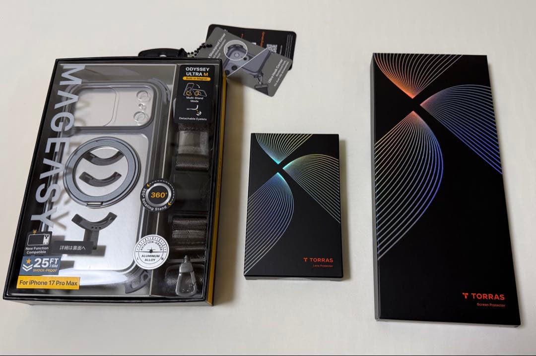 iPhone17ProMaxケースMagEasy、フィルムカメラ保護TORRAS