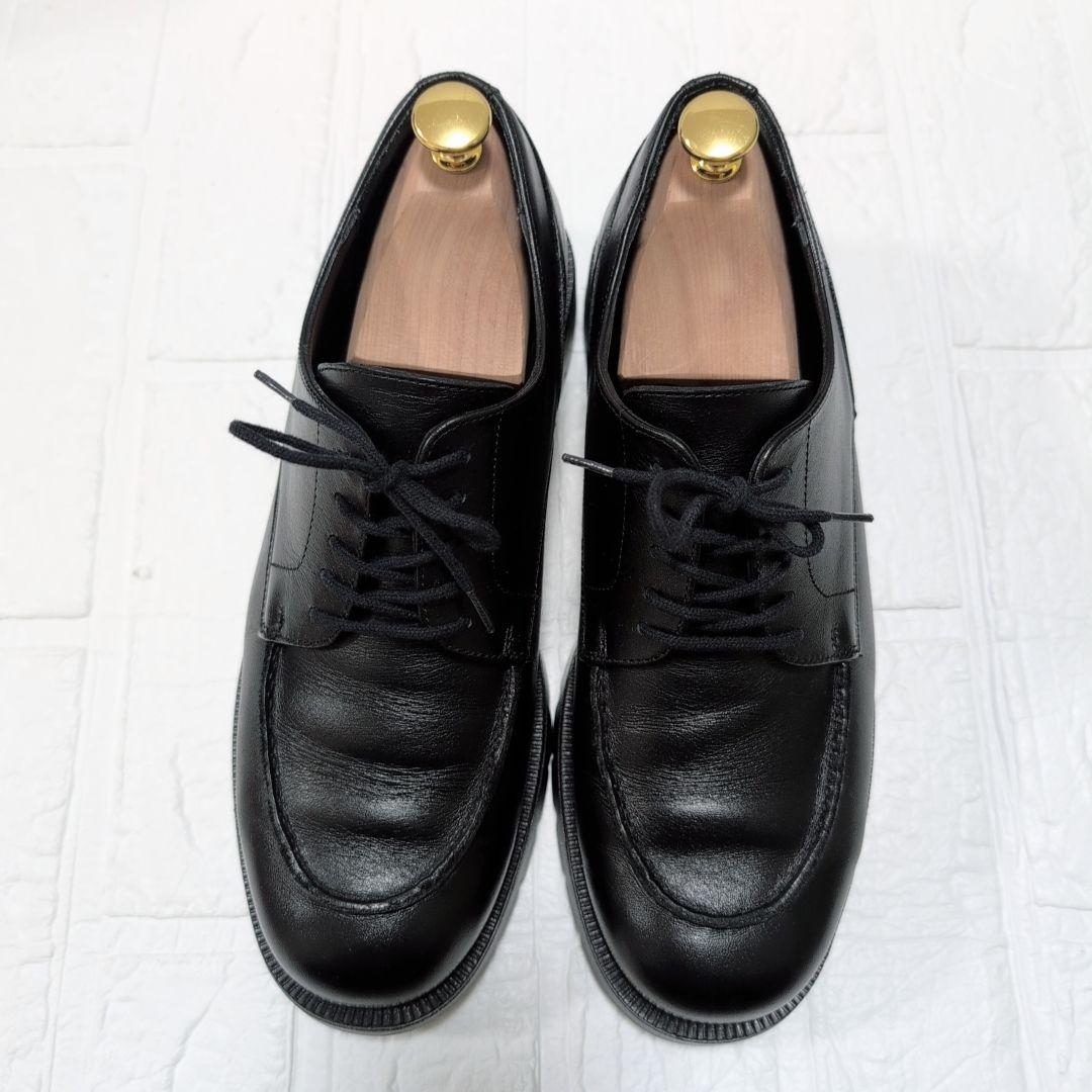 【pk】クレマン フローダ Uチップ レザー シューズ ブラック 26.5