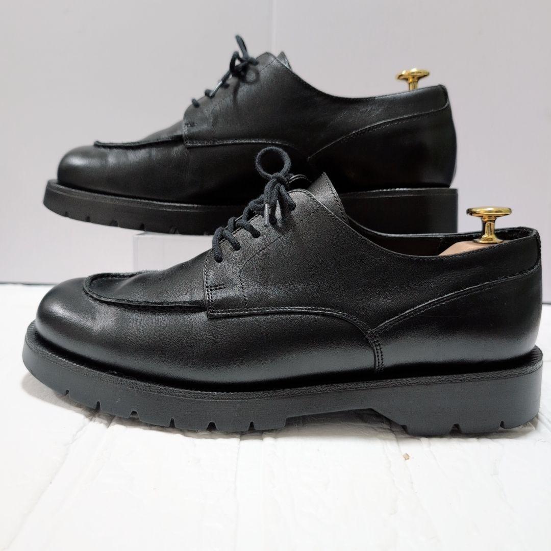 【pk】クレマン フローダ Uチップ レザー シューズ ブラック 26.5