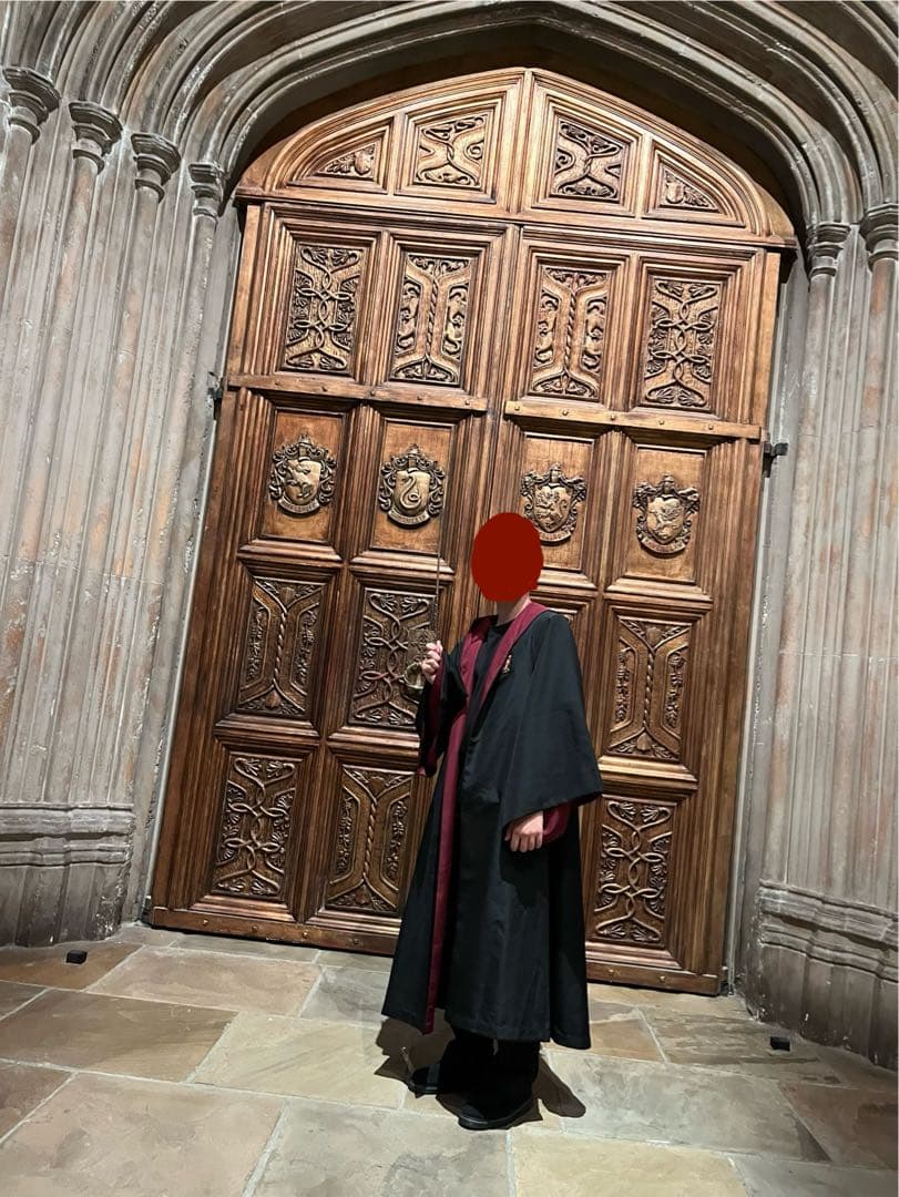 ハリーポッター　スタジオ　公式ローブ　グリフィンドール　ハーマイオニー杖セット