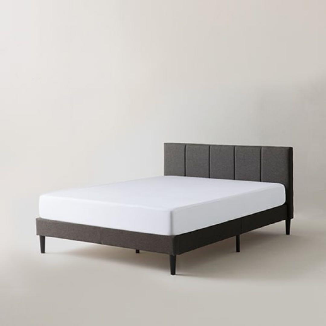 シングルベッドフレーム グレー