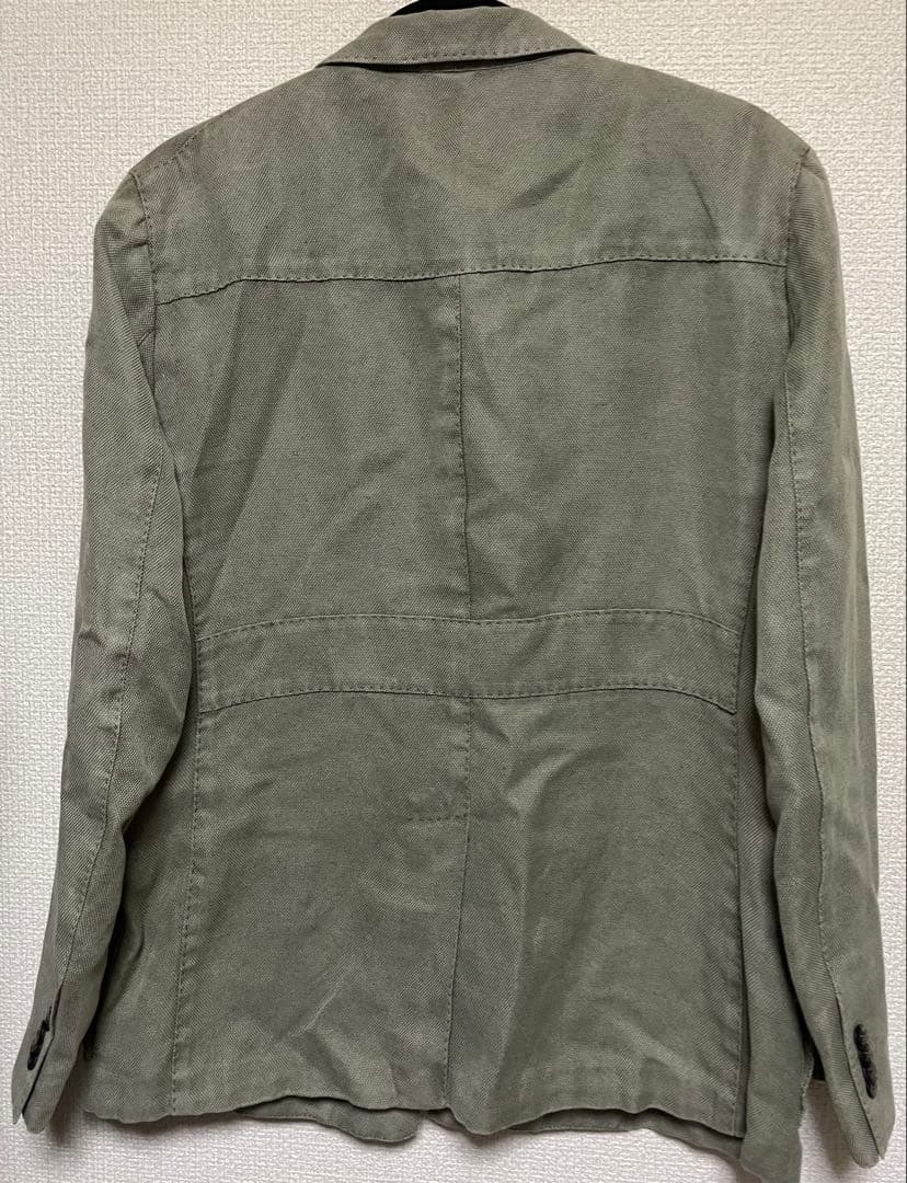 ラルディーニ サファリジャケット タリアトーレ コットンリネン 50
