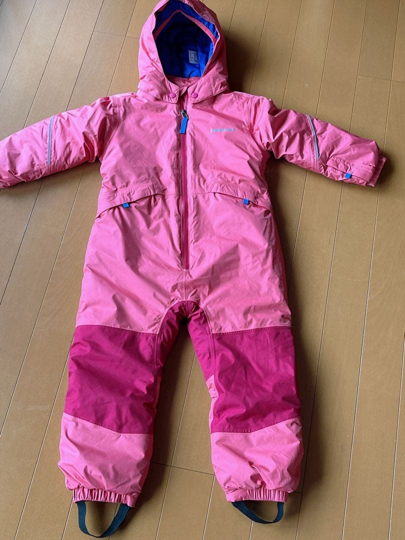 ホーシン　美品patagonia ジャンプスーツスキーウェア 3T ピンク