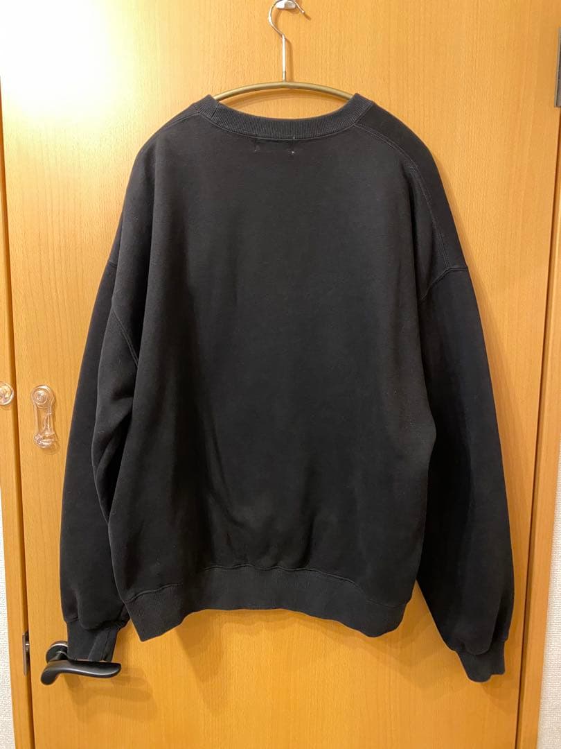 VOLUMEスウェットプルオーバー ブラック