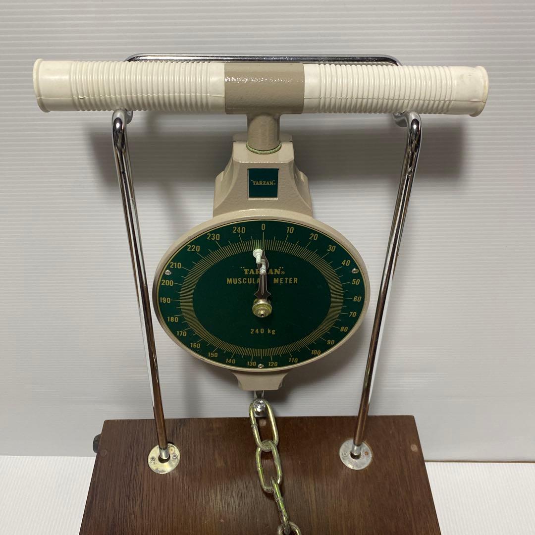 A 希少品 ツツミ 堤製作所 TARZAN ターザン 収納箱付き 背筋力計