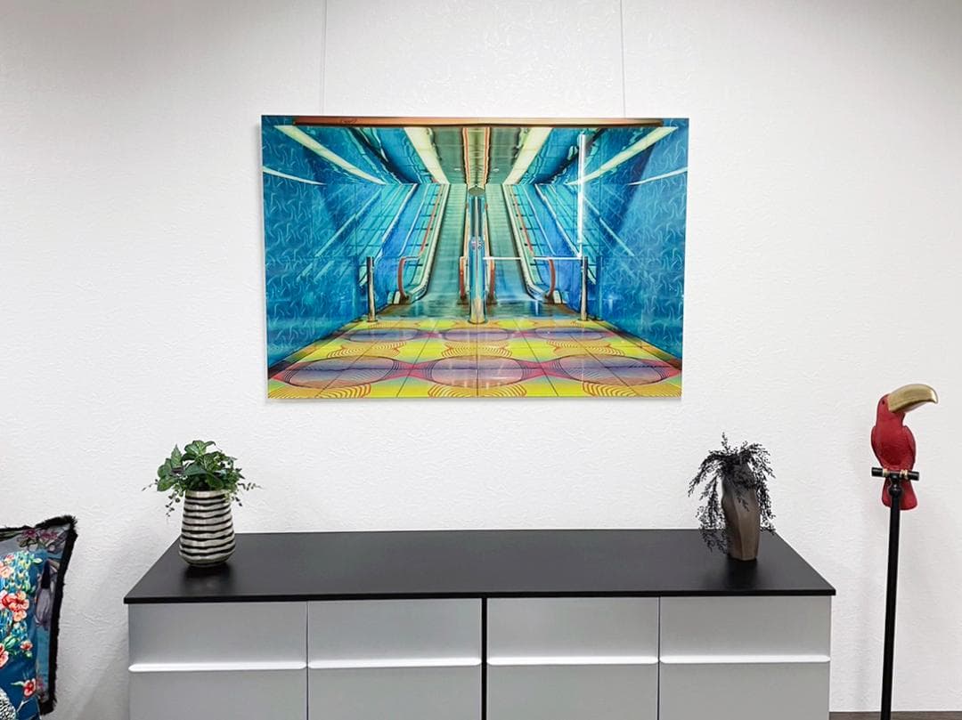 KARE　Picture Glass Escalator Show アート