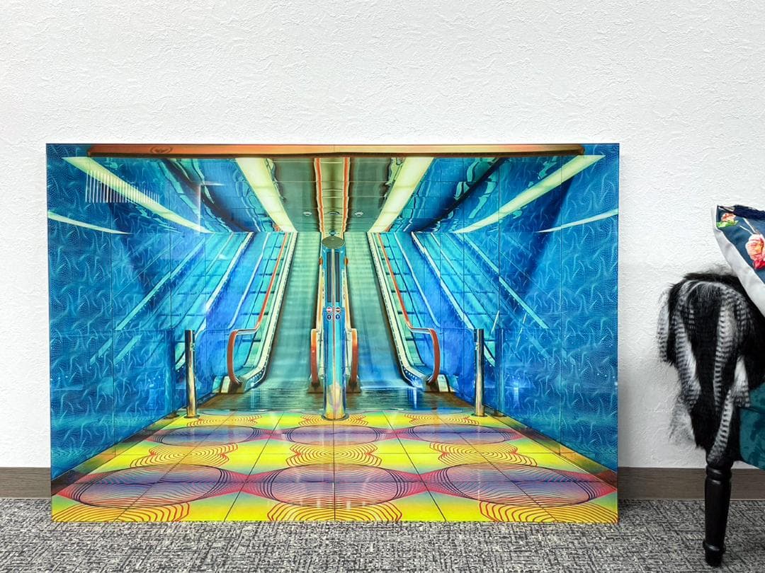 KARE　Picture Glass Escalator Show アート