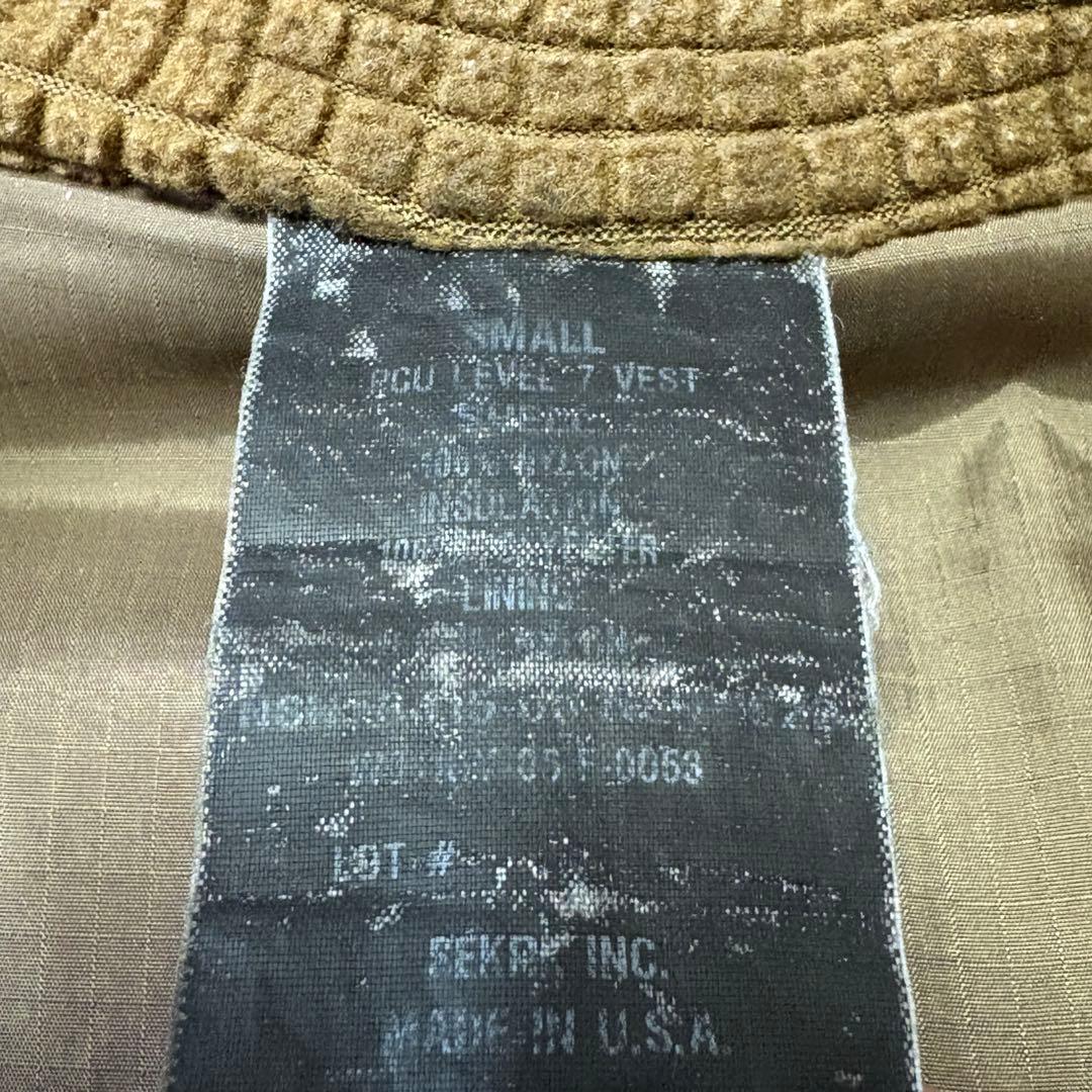 SEKRI社 PCU Level7 ベスト S プリマロフト 中古 レア USA